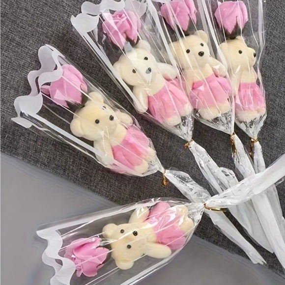 Other - Pink Teddy Bear rose gift 2 LEFT IN STOCK